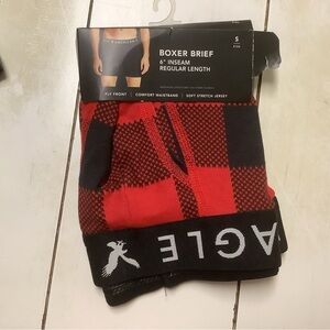 American Eagle 6 inch Boxer Briefs 4 pairs size small and 1 pair medium